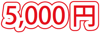 キャンペーン価格：5,000円